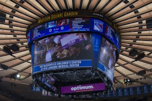 October 22, 2015: The New York Rangers defeat the Arizona Coyotes, 4-1, at Madison Square Garden in New York City.