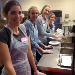 HLF volunteers served dinner to hundreds of New Yorkers in need of a warm meal.