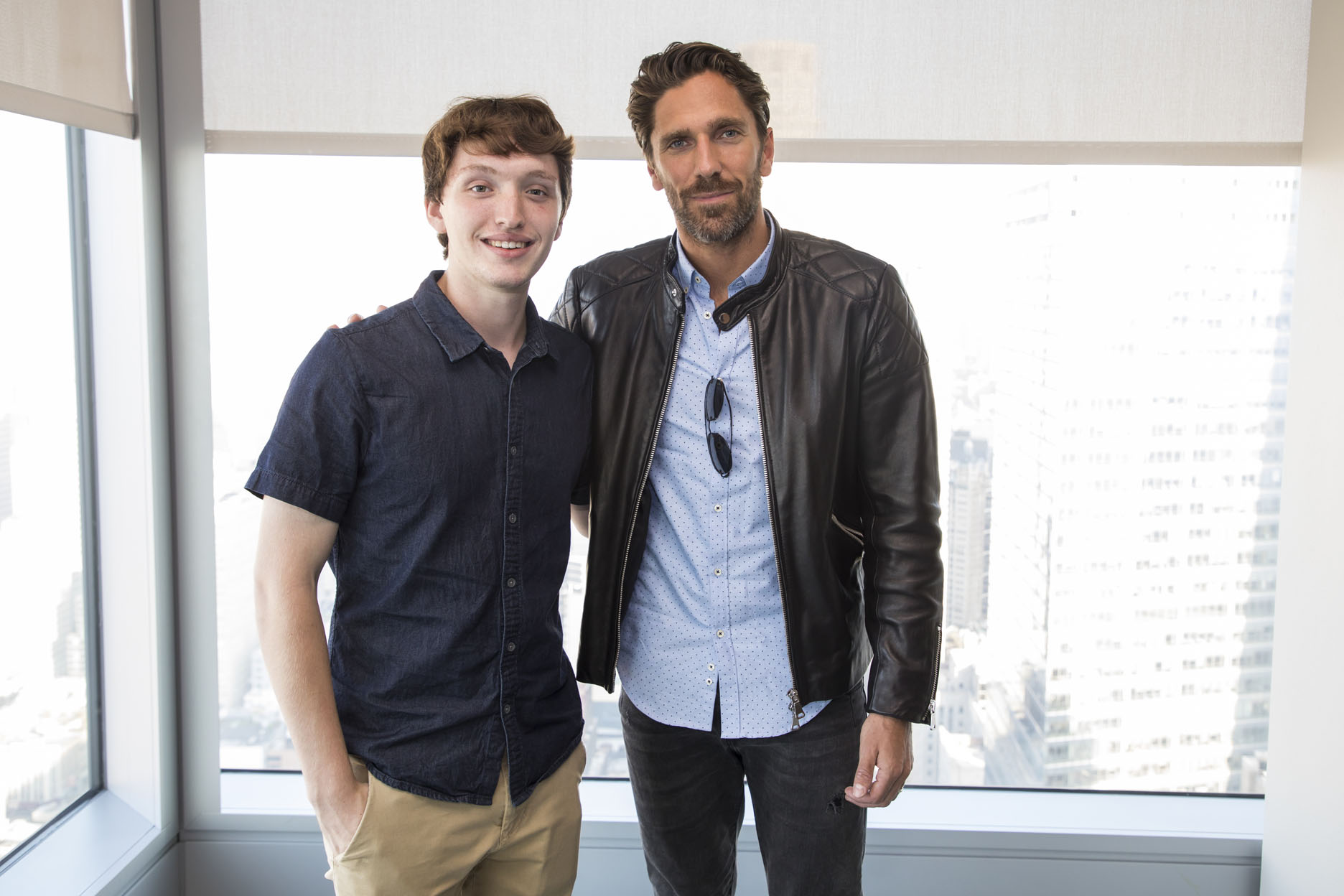 September 17, 2017: The graduating class of the 2016/2017 Henrik Lundqvist Foundation young ambassadors meet Henrik Lundqvist and talk about the various service projects they completed during the year.