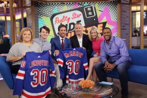 Henrik surprised three-time cancer survivor Connor McMahon on the set of Good Morning America on November 7th, 2018. In addition, Henrik also gave Connor a very special gift by inviting him and his family back to NYC for a NYR game and practice experience courtesy of Henrik, HLF, Good Morning America and NY Rangers.