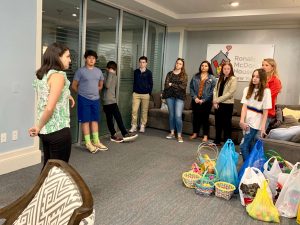 HLF Young Ambassadors Volunteer to celebrate Easter with the Ronald McDonald House in New York, New York.