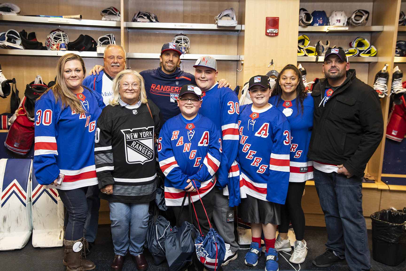 In February 2019 CJ from Make A Wish Suffolk had his wish come true when he met with Henrik at Casino night and post a NYR game. He says no matter the health obstacles he faces, the NYR and his favorite player Henrik always makes him smile.