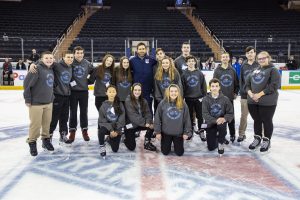 January 20, 2020: The Henrik Lundqvist Foundation hosts a skating event at Madison Square Garden for guests with a special appearance by Henrik Lundqvist.